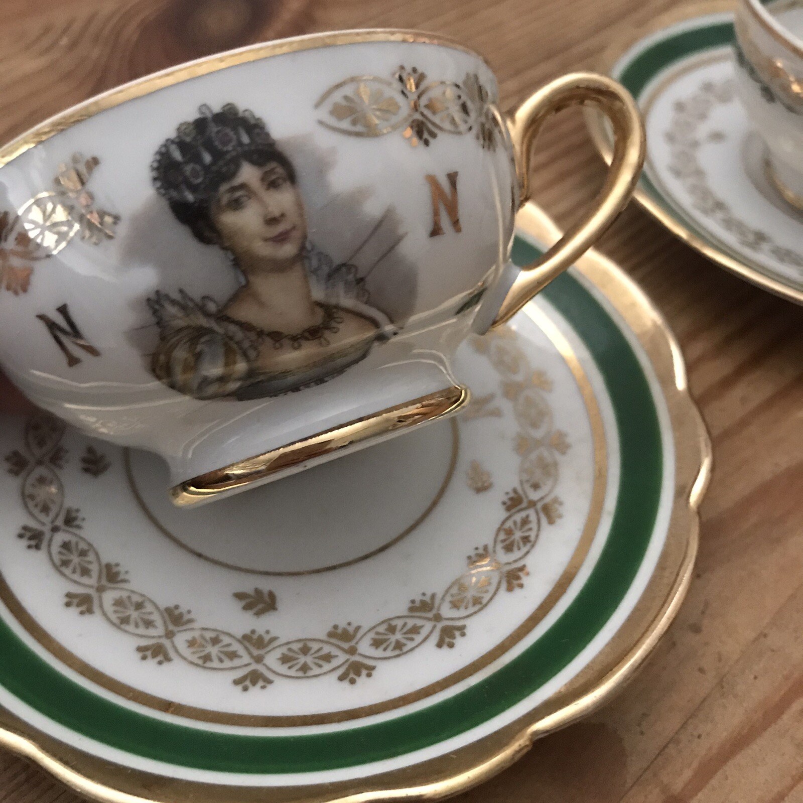 Service à café /Thé Impérial Collection Napoléon et Josephine en porcelaine française - France