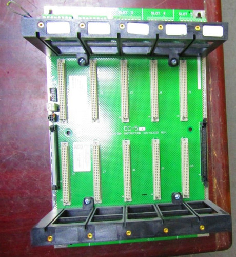 😃 SIEMENS 5 SLOT CARD CAGE CIRCUIT BOARD CC-5 / 575-050572 REV "00"
