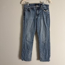 Women's Lucky Brand Mid Rise Straight Fit Sweet Denim Jean, Size 8/29R - Blue