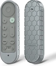 Remote Case for Google TV Streamer (4K) Voice Search Remote 2024 Silicone Cover