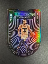 Ben Simmons 2020-21 Panini Obsidian Tunnel Vision Purple /75 #10 76ers