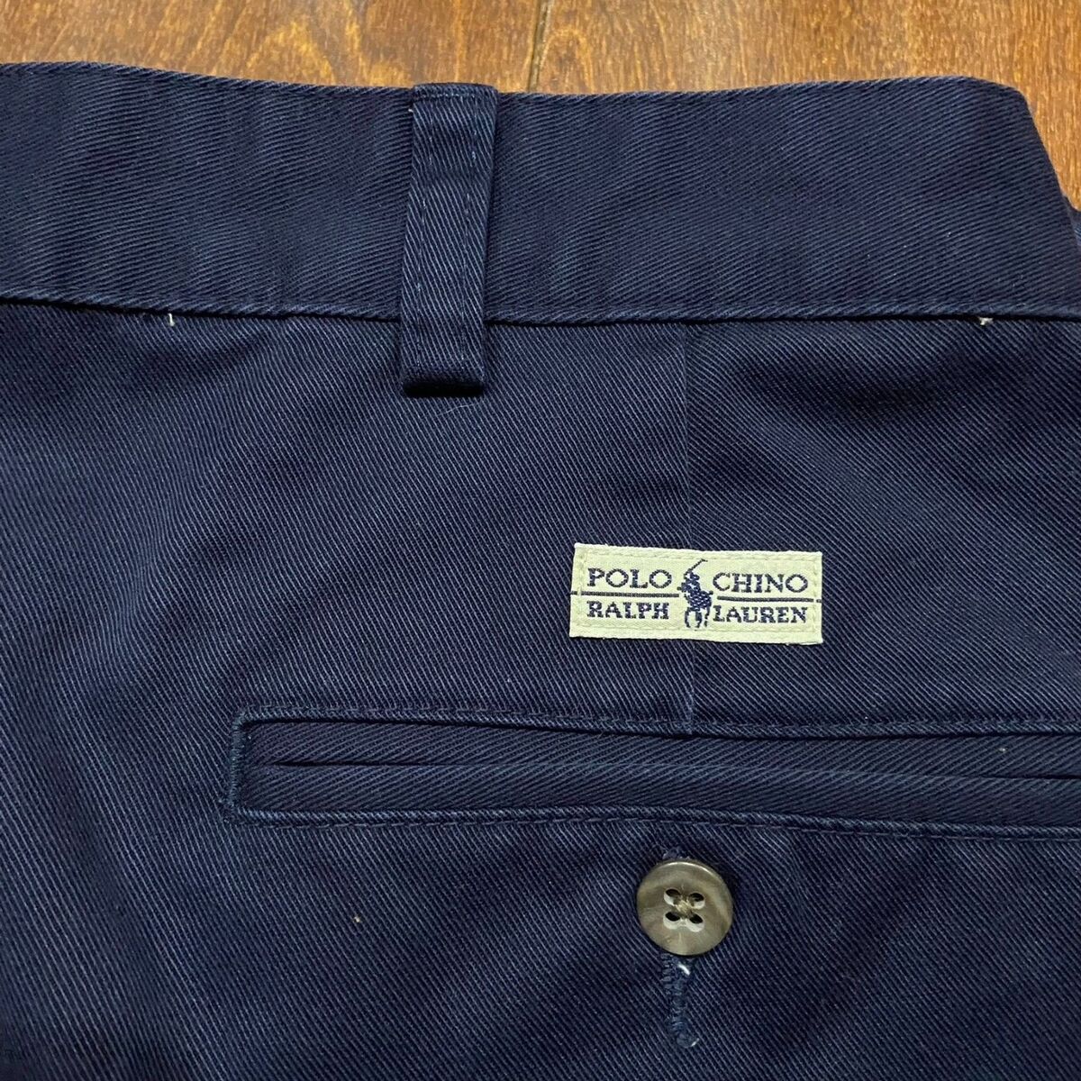 Polo Ralph Lauren Vintage 90s Chino Cotton Navy Blue Pants Polo Ralph Lauren Vintage 90s Chino Cotton Navy Blue Pants