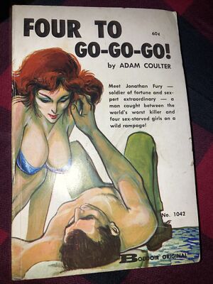 FOUR TO GO-GO-GO! by ADAM COULTER   1963  Paperback 160pg VERY GOOD COND.
