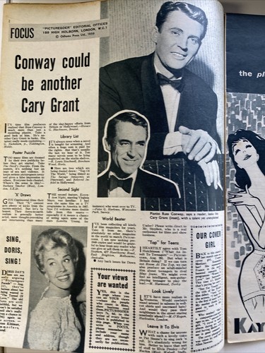 Vintage Picturegoer Magazine Oct 10 1959 Yvonne Monlaur Cliff Richard Fabian - Picture 3 of 12