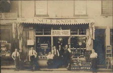 Hartford CT State Hardware Store Beautiful Storefront Uncle Knoek RPPC c1910