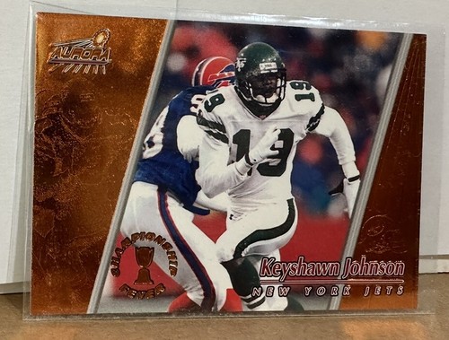 Keyshawn Johnson 1998 Aurora Championship Fever Copper #19/20 Jersey Number 1/1 - Picture 2 of 4