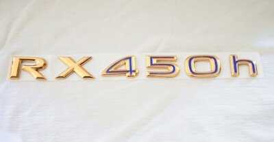 Genuine Toyota Lexus RX450h Rear Emblem - OEM Replacement Part #75443-48140