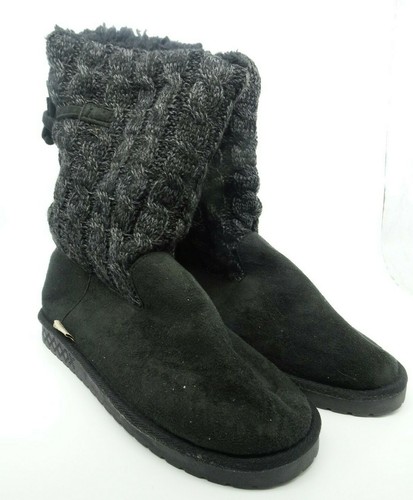 Muk Luks Womens Ladies Black Sweater 