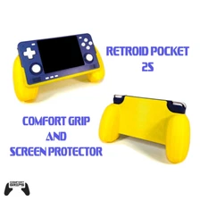 Retroid Pocket 2S Comfort Grip Case 2-in-1 Screen Protector - 3D Printed