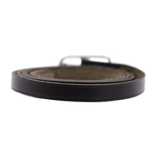 HERMES bracelet Api 1 Long triple leather black - Picture 2 of 8