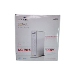 ARRIS SVG2482AC Docsis 3.0 Cable Modem AC1750 4-in-1 Wi-Fi Router VOIP 6 Port