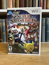 Super Smash Bros Brawl Wii Case And Manual only No Game