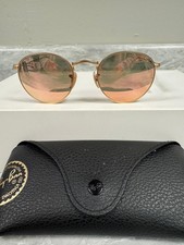 RAY BAN ROUND MEDIUM 3447 112 - Z2 MATTE GOLD PINK MIRROR NON POLARIZED