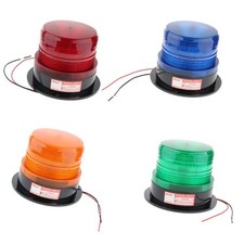 Gyrophare magnétique LED pour voiture, ampoule stroboscopique à 4 couleurs
