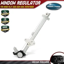 Rear Left Driver Window Regulator & Motor Assy for Honda Pilot 2023 2024 DOHC