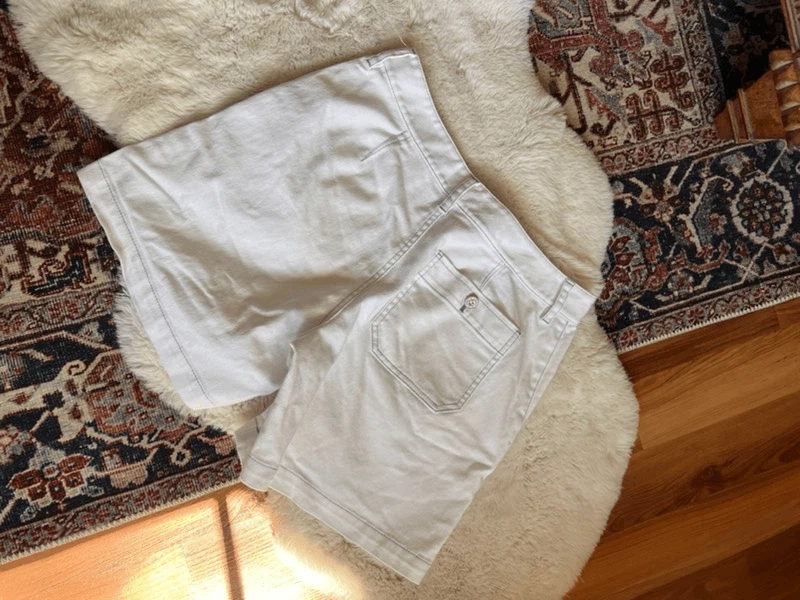 Vintage 90s Ralph Lauren Jeans Co. White Jean Denim Shorts Size 8 - Image 2 of 4