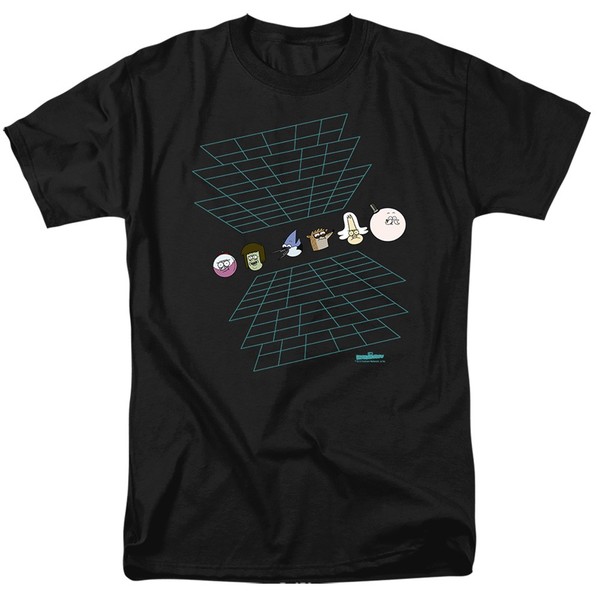 Regular Show Regular-Fit T-Shirt Mit Rundhalsausschnitt, Kurzarm, Schwarz-image