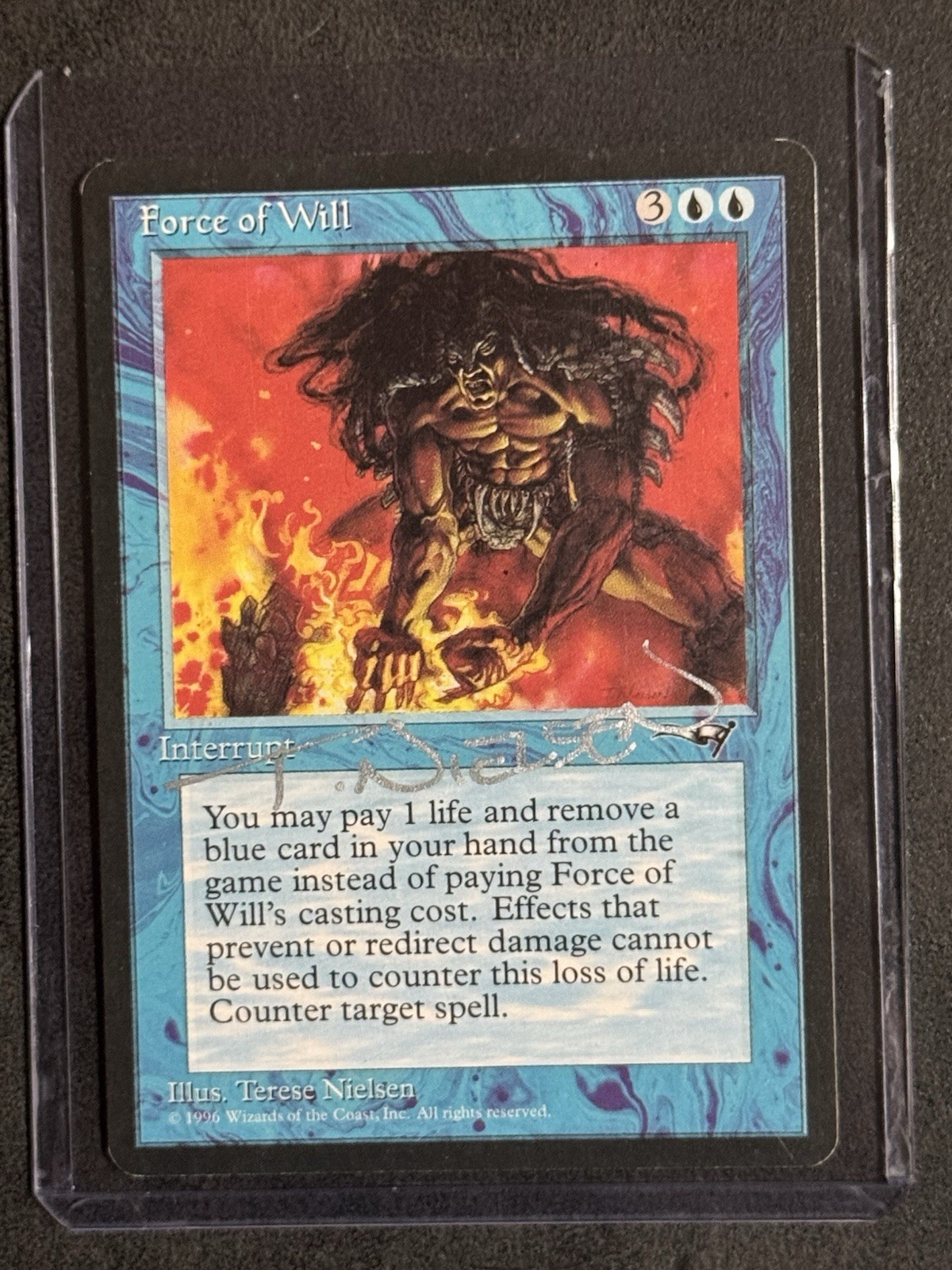 Alliances MTG Force of Will Signed Terese Nielsen