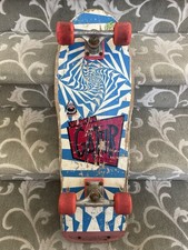 Vintage 1980s Vision Gator, Variflex Trucks, Kryptonics Slammer Wheels.