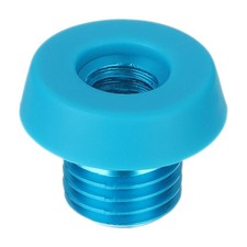 0.61" Billiard Cue Bottom Cover Billiard Cue Rubber Plug Protection Pad, Blue