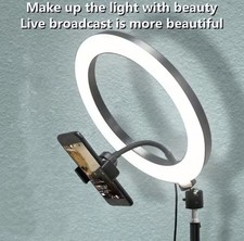 Ring Light with Phone Holder  Stand   Perfect for Makeup  Live Streaming