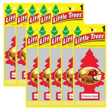 Little Trees Car and Home Air Freshener, Cinnamon Apple, 10 Pack