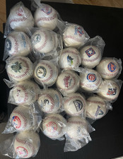 MLB Team Logo Baseballs Lot- White Major League Baseball Ball