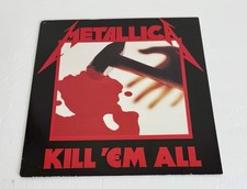 Metallica - "Kill Em All" Vinyl LP 180 Gram, Rmst Blackened Recordings, EX/VG+ Metallica - "Kill Em All" Vinyl LP 180 Gram, Rmst Blackened Recordings, EX/VG+