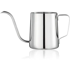 Gooseneck Pour Over Kettle Stainless Steel 12OZ Drip Coffee Pot with Hanging Ear