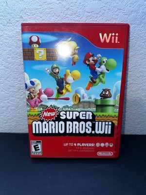 Super Mario Bros. Wii (Nintendo Wii) Complete in Box CIB - Tested working