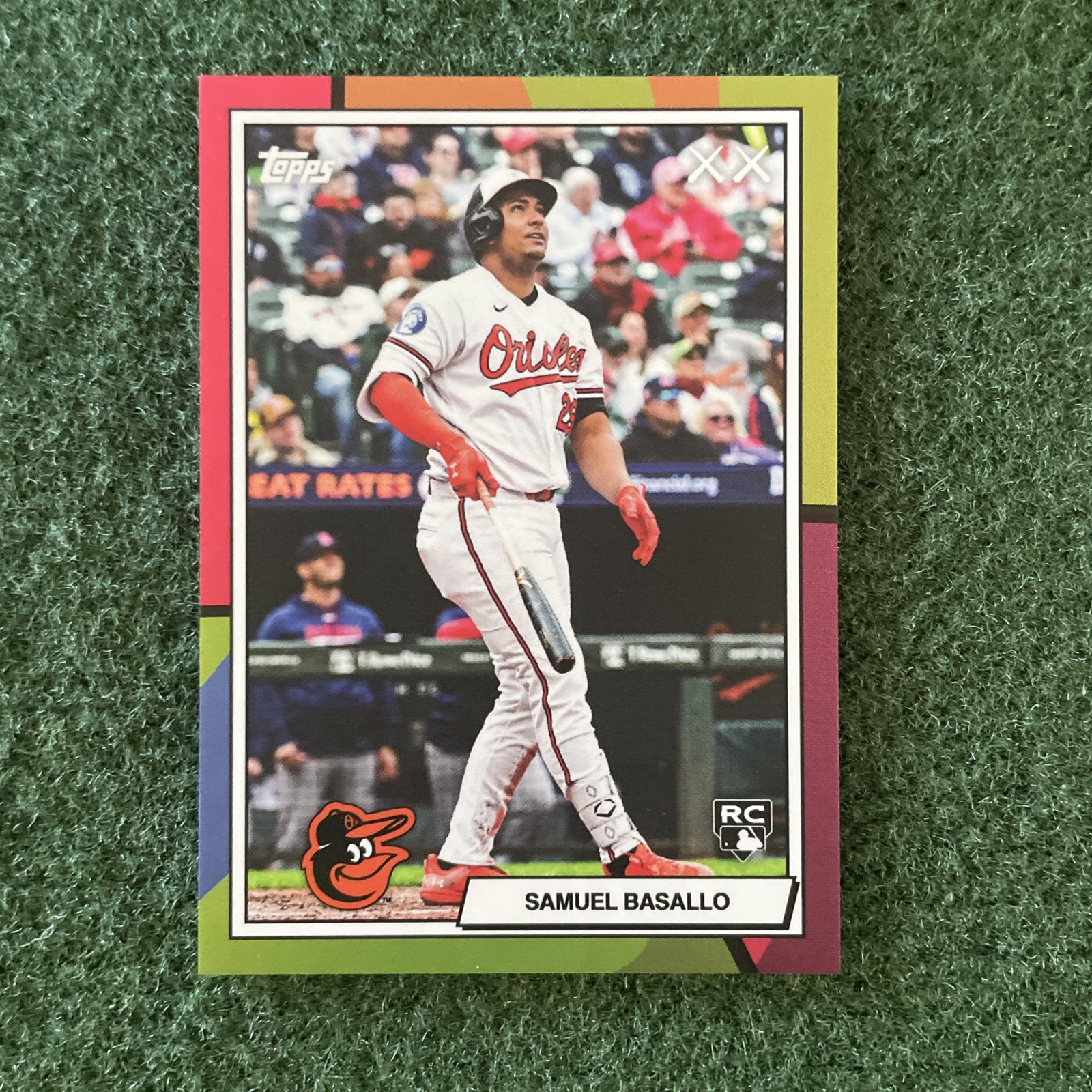 2026 Topps x KAWS Samuel Basallo Rookie Card!! #39, Baltimore Orioles, RC!!