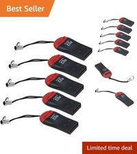 Universal Micro SD/SDHC Card Reader 5 Pack USB Adapter for Quick Transfers