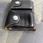 Hunter 33-13  Ammo Pouch Double Magazine Holder Black Leather Vintage — photo 3