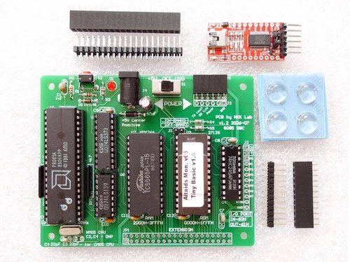 8085 Single Board Computer, Altair-Style Mini Board, 8085 SBC [v1.2]