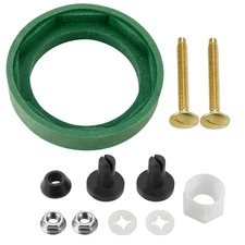 Toilet Tank to Bowl Coupling Kit, Replacement Repair Parts Green 