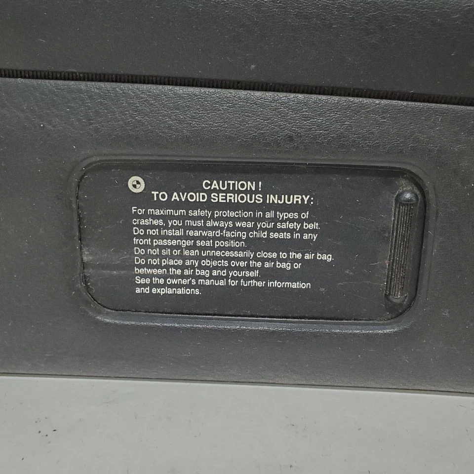 BMW 325I E36 1995 OEM convertible par de parasoles negros Foto 4 de 4