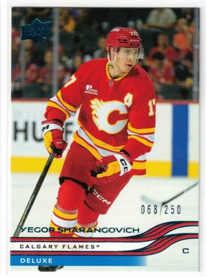 2025-26 UPPER DECK EXTENDED YEGOR SHARANGOVICH DELUXE BASE 068/250 #519