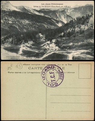 Cervières Refuge du Col d Izoard, Les Alpes Pittoresques 1910