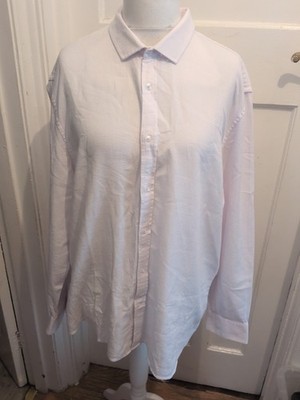 Primark 2XL White Long Sleeve Regular Fit Shirt
