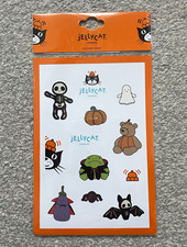NEW Jellycat Halloween Sticker Sheet Pack - Multicolour Sheet
