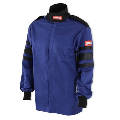 Racequip Jacket 111025; SFI-1 SFI 3.2A/1 Large, Single Layer, Blue