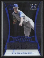 Dylan MacLean 2020 Leaf Trinity Clear Blue RC Auto /25 #CA-DD1