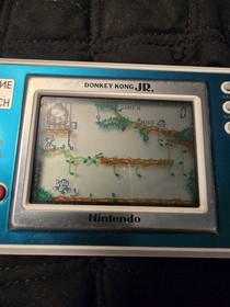 Donkey Kong Jr. Nintendo Game And Watch ***Tested-Works*** Missing Battery Cover