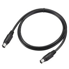 PS/2 Mouse and Keyboard Extension Cable 6P 3.28 Feet Male to Male,Black