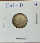 1961-D Roosevelt Dime 90% silver