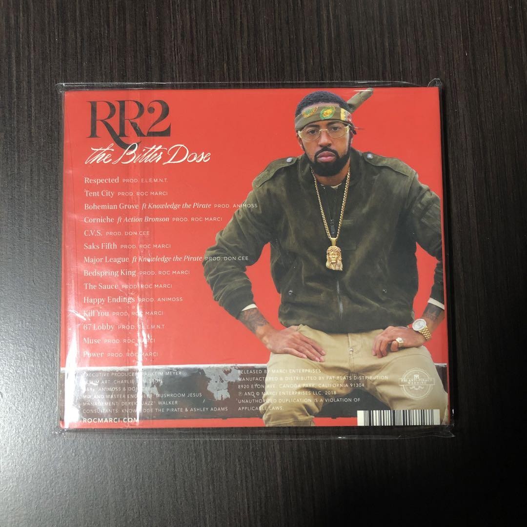 洋楽 Roc Marciano - RR2 The Bitter Dose CD Roc Marciano – RR2 - The Bitter Dose – 2 x Vinyl (LP, Album