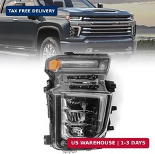 LED Headlight Assembly Compatible with Chevy Silverado 2500HD 3500HD 2020 2021 2