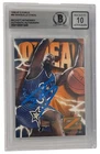 Shaquille O'Neal Signed 1996-97 Z-Force #54 Magic BAS Slabbed Auto Grade 10