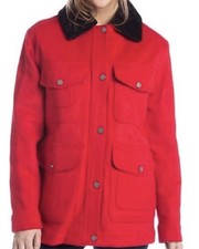 Women's Pendleton Manchester Red Wool Utility Style Jacket M