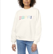 Esprit NWT Women's Logo 80's Crewneck  SIZE XXL /2XL Viral Costco